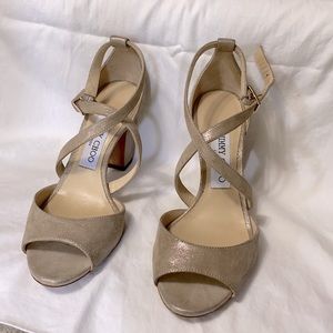 Jimmy Choo “Carrie” block heel NWOB size 36.5